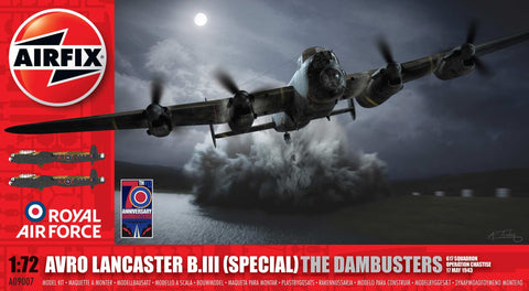 Airfix Aircraft 1/72 Avro Lancaster BIII Dambuster RAF Bomber Kit