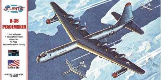 Atlantis Aircraft 1/184 B36 Peacemaker USAF Bomber (formerly Revell) Kit