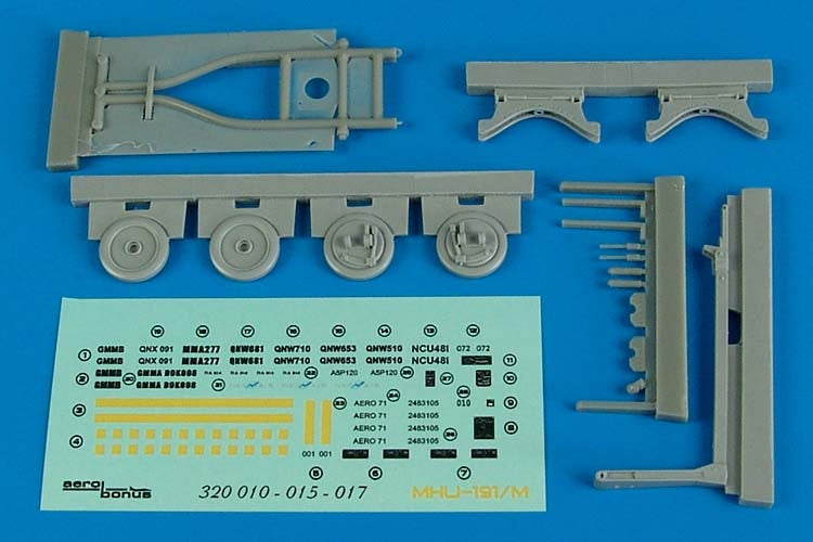 Aerobonus Details 1/32 MHU191/M Munition Transporter w/Aero 58 Adapter