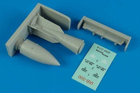 Aerobonus Details 1/48 IAB500 Imitation Aerial Bomb w/BD3-23N Pylon