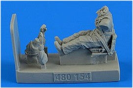 Aerobonus Details 1/48 WWII Soviet Po2 Woman Pilot w/Seat for ICM Kit