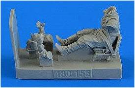 Aerobonus Details 1/48 WWII Soviet Po2 Woman Gunner w/Seat for ICM Resin Kit