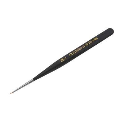 Atlas Brush Co. 20/0 Golden Taklon Ultra Detail Brush