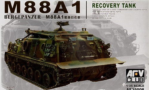 AFV Club Military 1/35 M88A1 Recovery Tank Kit