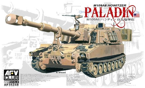 AFV Club Military 1/35 M109A6 Howitzer Paladin Tank Kit