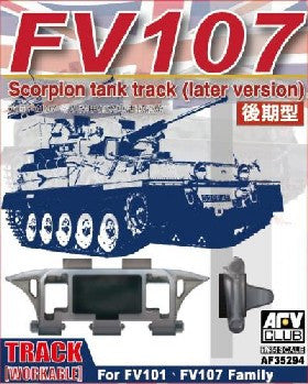 AFV Club Military 1/35 FV107 Scimitar CVR(T) Late Version Family Workable Track Links Kit