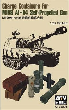 AFV Military 1/35 Propellant Charge Containers for M109 A1/A4 Self-Propelled Gun Kit