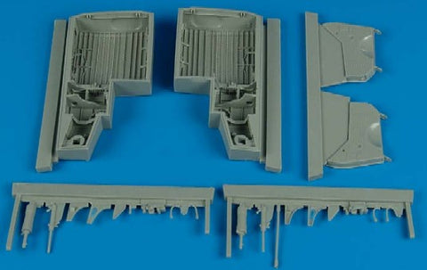 Aires Hobby Details 1/32 P47D Wheel Bay For HSG (Resin)