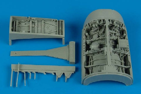 Aires Hobby Details 1/32 F16I Sufa Wheel Bays For ACY (Resin)