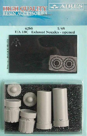 Aires Hobby Details 1/48 F/A18C Exhaust Nozzles Opened For HSG