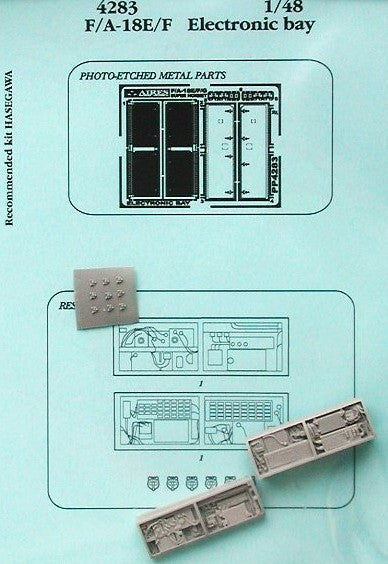 Aires Hobby Details 1/48 F/A18E/F Electronic Bay For HSG