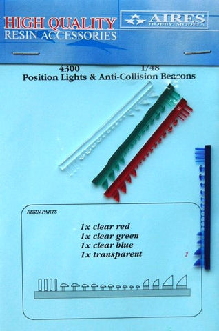 Aires Hobby Details 1/48 Position Lights & Anti-Collision Beacons