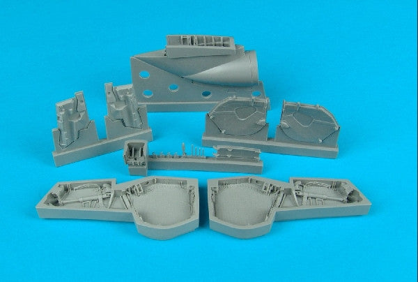 Aires Hobby Details 1/48 BAC EE Lightning F Mk 2/6 Wheel Bays For ARX (Resin)