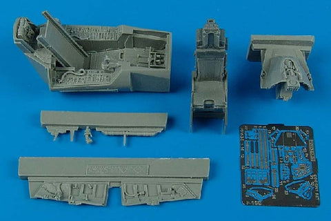 Aires Hobby Details 1/48 F16C Block 50/52 Cockpit Set For TAM