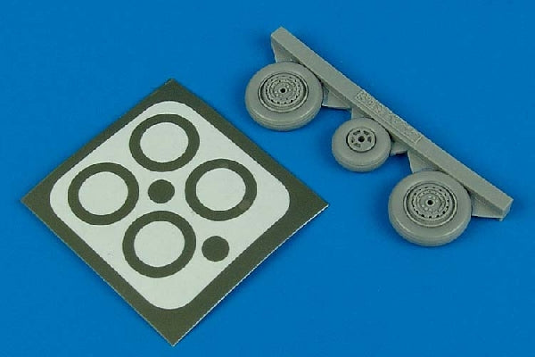 Aires Hobby Details 1/48 MiG17 Fresco Wheels & Paint Masks For HBO
