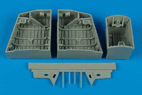 Aires Hobby Details 1/48 EE Canberra Wheel Bays For ARX (Resin)