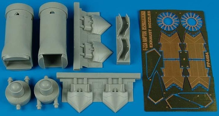 Aires Hobby Details 1/48 F22A Exhaust Nozzles Opened For HSG