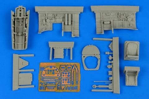 Aires Hobby Details 1/48 Spitfire Mk IXc Cockpit Set For EDU