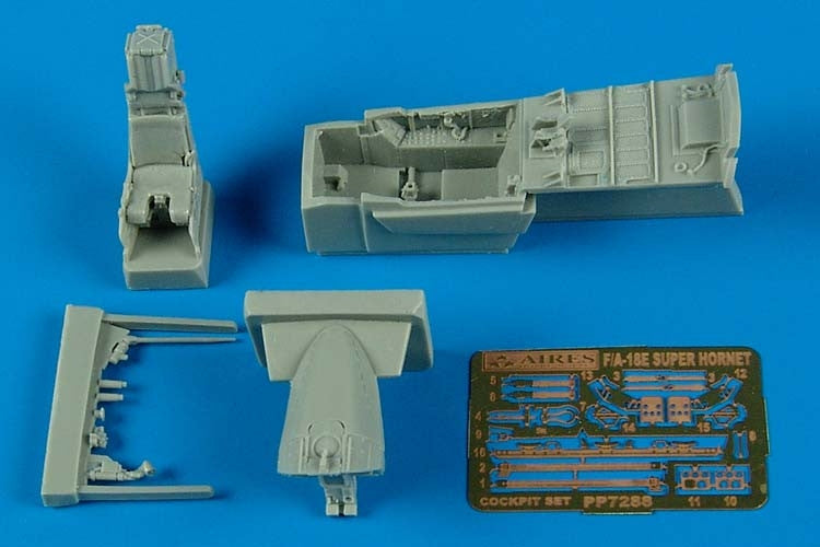 Aires Hobby Details 1/72 F/A18E Cockpit Set For HSG