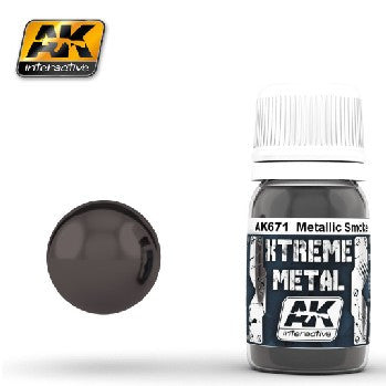 AK Interactive Xtreme Metal Smoke Metallic Paint 30ml Bottle