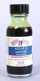 Alclad II 1oz. Bottle Transparent Yellow Lacquer