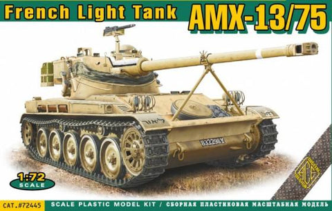 Ace Military 1/72 AMX13/75 Light French Tank Kit