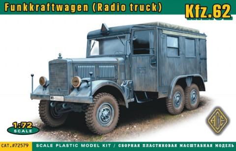 Ace Military 1/72 Kfz62 Funkkraftwagen Radio Truck Kit