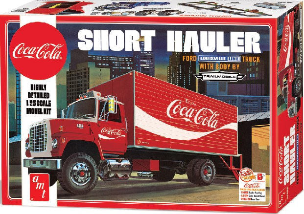 AMT Model Cars 1/25 Coca Cola 1970 Ford Louisville Short Hauler Kit