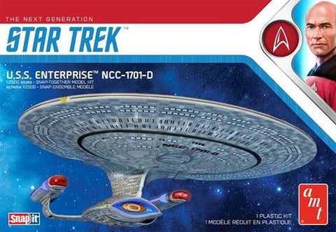 AMT Sci-Fi 1/2500 Star Trek The Next Generation USS Enterprise NCC1701D Kit