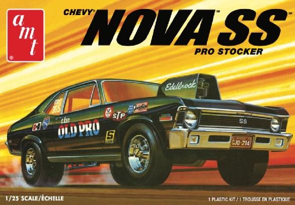 AMT Model Cars 1/25 Chevy Nova SS Pro Stocker Kit