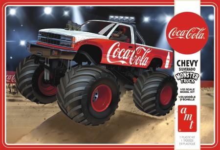 AMT Model Cars 1/25 Coca-Cola 1988 Chevy Silverado Monster Truck Kit