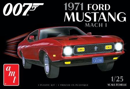 AMT Model Cars 1/25 James Bond 1971 Ford Mustang Mach I Car Kit