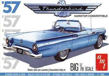 AMT Model Cars 1/16 1957 Ford Thunderbird Hardtop/Convertible Kit