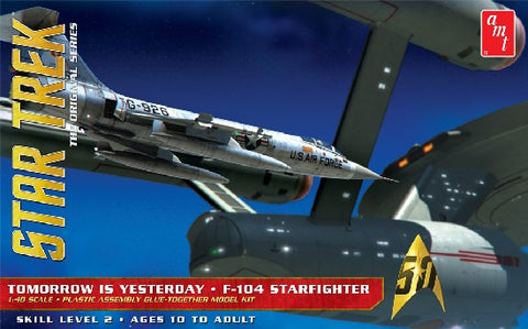 AMT Sci-Fi Models 1/48 Star Trek Original Series Tomorrow is Yesterday F104 Starfighter  Kit