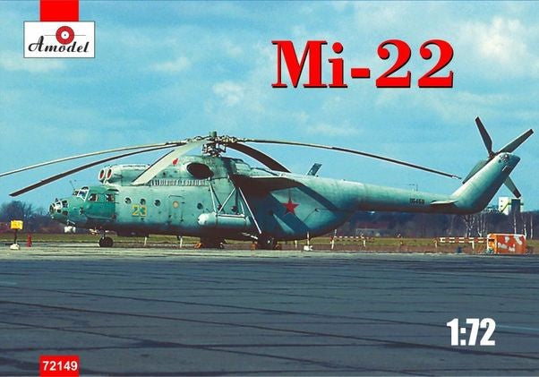A Model From Russia 1/72 Mil Mi22 Military Soviet Cargo Helicopter Kit