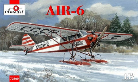 A Model From Russia 1/72 AIR6 Soviet Monoplane on Skis Kit