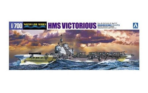 Aoshima Ship Models 1/700 HMS Victorious Aircraft Carrier Kit