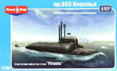 AMP Ships 1/144 Soviet Type Piranha Midget Submarine Kit