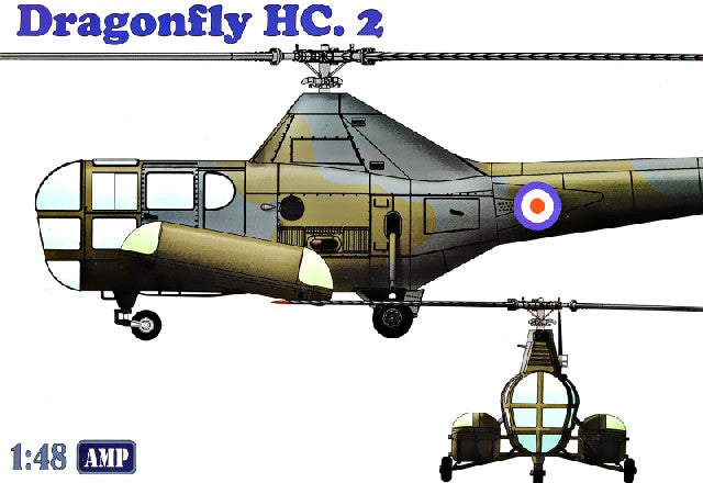 AMP Aircraft 1/48 Westland WS51 Dragonfly HC2 Rescue Helicopter Kit