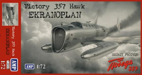 AMP Aircraft 1/72 Victory 357 Hawk Ekranoplan Secret Project Aircraft Kit