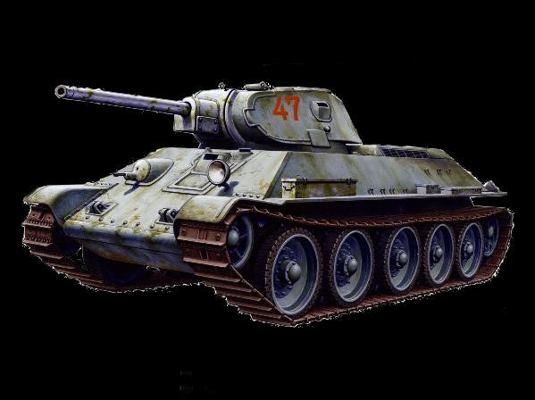 Armourfast Military 1/72 Russian T34/76 Tank (2) Kit