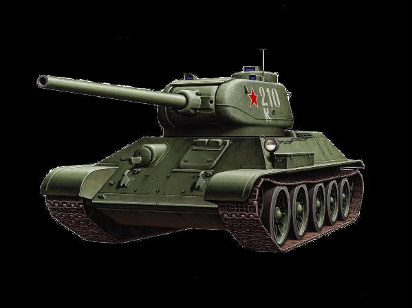 Armourfast Military 1/72 Russian T34/85 Tank (2) Kit