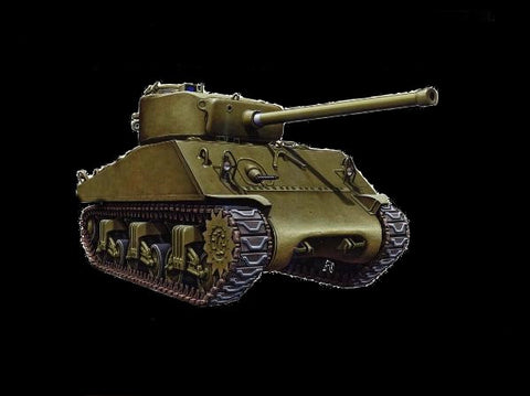 Armourfast Military 1/72 Sherman M4A3 Tank w/76mm Gun (2) Kit