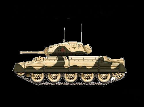Armourfast Military 1/72 Crusader II Tank (2) Kit