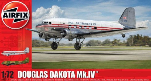 Airfix Aircraft 1/72 Douglas Dakota Mk IV Civilian Aircraft Kit