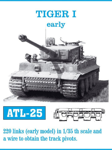 Friulmodel Military 1/35 Tiger I Early Track Set (220 Links)