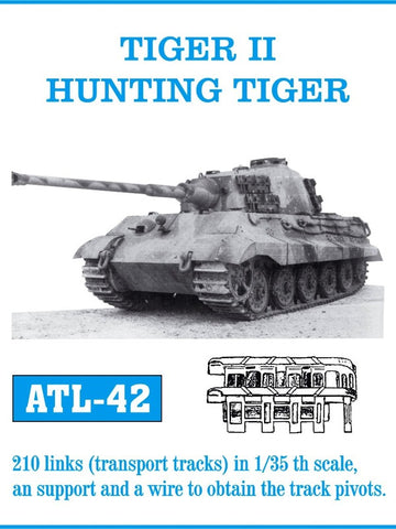 Friulmodel Military 1/35 Tiger II Hunting Tiger Transport Track Set (210 Links)