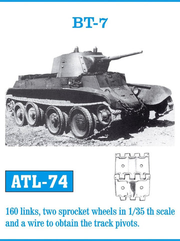 Friulmodel Military 1/35 BT7 Track Set (160 Links)