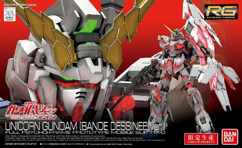 Bandai 1/144 Gundam Real Grade Series: Unicorn Gundam (Bande Dessienee Ver.) Kit