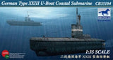 Bronco Model Ships 1/35 German XXIII U-Boat Coastal Submarine Kit